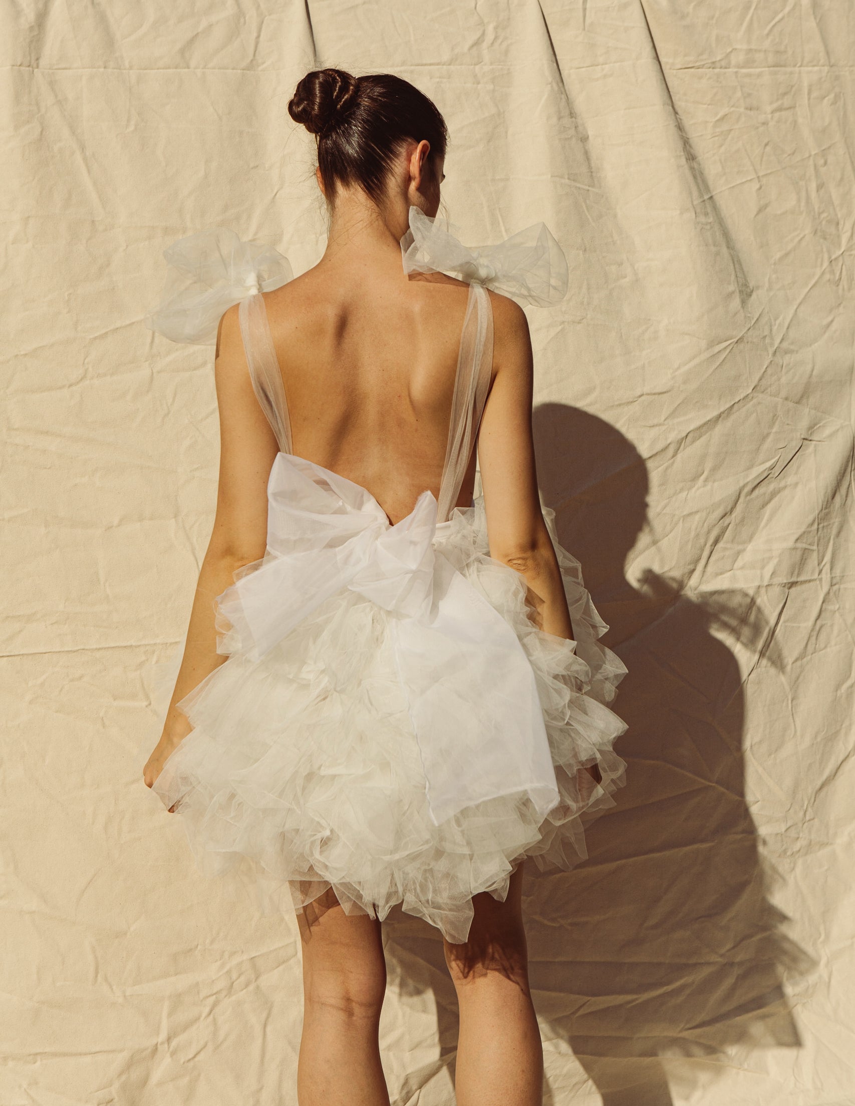 Grace plunge short dress.