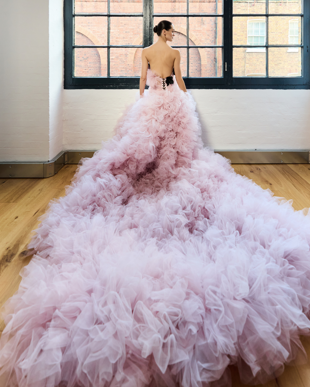 WEDDING DRESS, WEDDING GOWN, TULLE WEDDING DRESS, COLOUR WEDDING DRESS